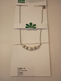 Luise Steiner CORA - K  Pearl Necklace with Swarovski Crystals