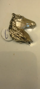 Hat pin Pewter horse Head