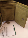 H Money Luise Steiner 100 % Wild Goat Leather Wallet