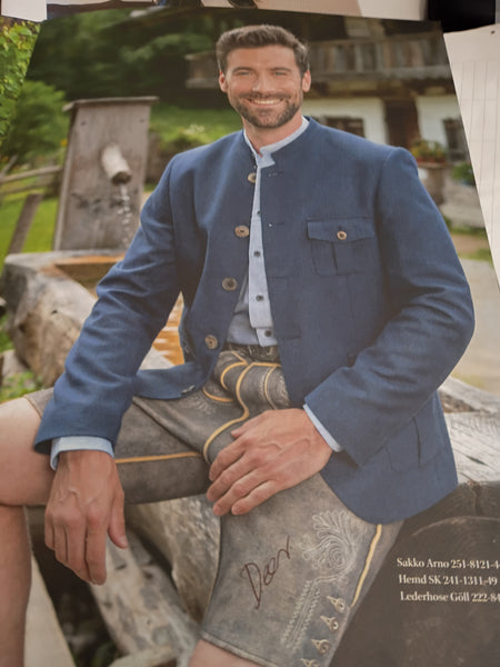 222-8470 - 72 Hammerschmid Hirsch / Deer Leather Lederhose Goell