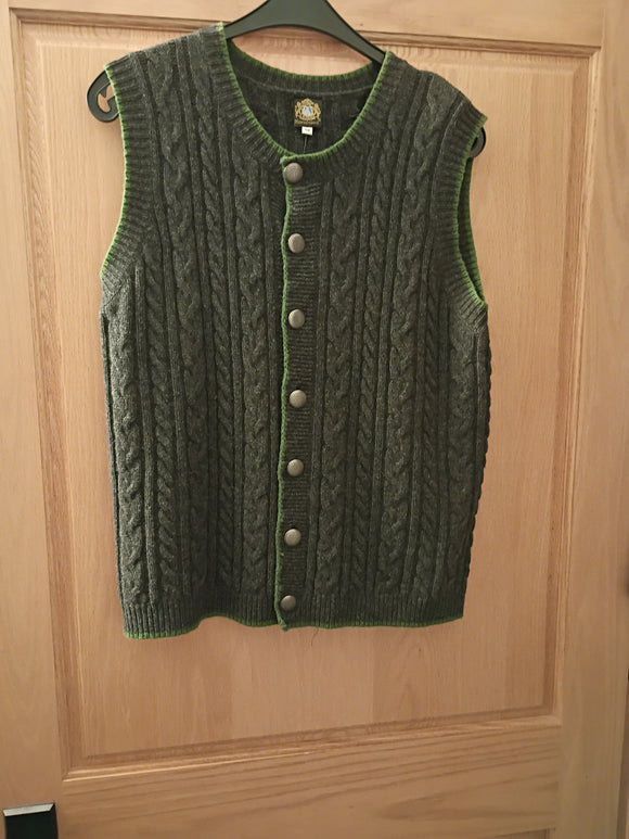 Hammerschmid Sepp Men knitted wool Trachten Vest, size 54 One of a kind in 3 different colors (Copy)