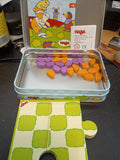 Haba Children Checkers/Dame in a metal box