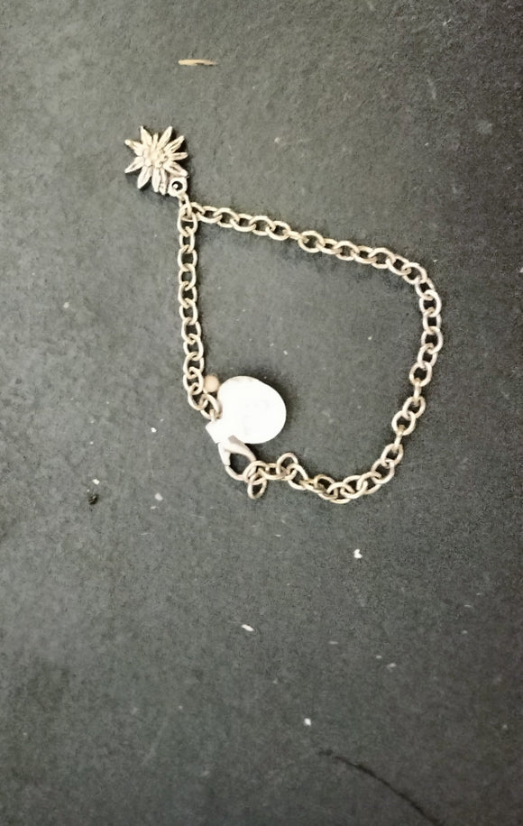 Edelweiss metal  bracelet