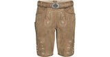 2328488 ISNY Hammerschmid Men Trachten  Lederhosen Leather Pants, beige  antique - German Specialty Imports llc