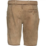 2328488 ISNY Hammerschmid Men Trachten  Lederhosen Leather Pants, beige  antique - German Specialty Imports llc