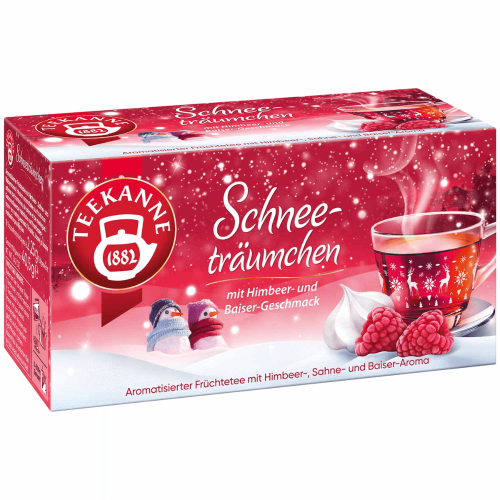 757070 Teekanne Snow Dreams Raspberry with Cream & Meringue Flavor – German Specialty Imports llc
