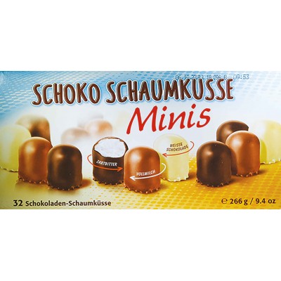 15GE64 Grabower Schoko Schaumküsse Minis - German Specialty Imports llc