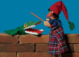 Available for preorder only Lotte Sievers Hahn Crocodile  Hand Carved Glove Hand Puppet - German Specialty Imports llc