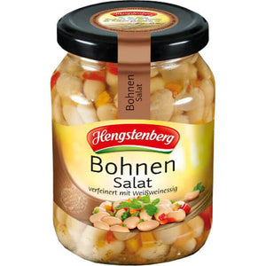 Hengstenberg Bohnen Salat Bean Salad in white vinegar - German Specialty Imports llc