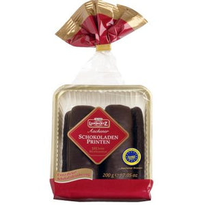 297113 Lambertz Chocolate Gingerbread Spice Cakes  7. 0 oz -"Aachener Schokolade Printen" - German Specialty Imports llc