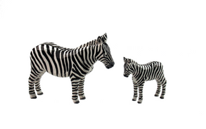 For preorder only 12423 Lotte Sievers Hahn Hand carved Wooden  Zebra, Small - German Specialty Imports llc