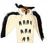 Available for preorder only Lotte Sievers Hahn Owl  Hand Carved Glove Hand Puppet - German Specialty Imports llc