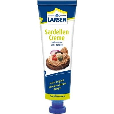 Larsen Sardine (anchovy) Creme Tube - German Specialty Imports llc