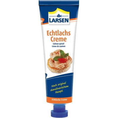 134508 Larsen  Salmon  Creme Tube Echtlachs Creme - German Specialty Imports llc