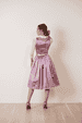 Available for Preorder Krueger  Dirndl Avelina 70 cm skirt length, color light purple - German Specialty Imports llc
