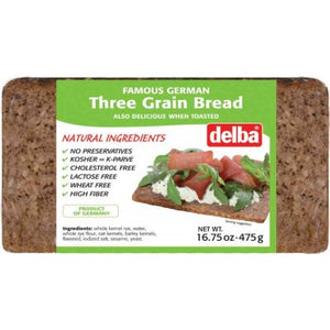 Famous German Delba Three Grain Bread - German Specialty Imports llc