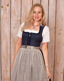 K-Country Line  Ustersbach Navy Dirndl size 48 , 65 cm skirt length - German Specialty Imports llc