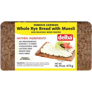 Famous German Delba Whole Rye Bread with MusliBB 5/5/23 - German Specialty Imports llc
