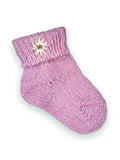 7222 Luise Steiner BABY Socks with Edelweiss - German Specialty Imports llc