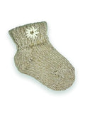 7222 Luise Steiner BABY Socks with Edelweiss - German Specialty Imports llc