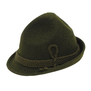 1600 H68A Faustmann Bavarian Dreispitz Hut  Three Corner Hat with 4 ropes - German Specialty Imports llc