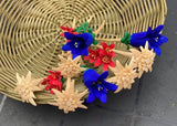 Hand Carved Wooden Edelweiss - German Specialty Imports llc