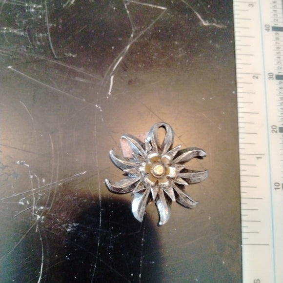 Silver Edelweiss Pendant - German Specialty Imports llc
