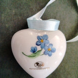Hutschenreuther Collectible Small Heart Ornaments in different Flower Designs by Ole Winther - German Specialty Imports llc