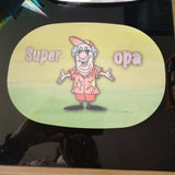 Cutting  Board Super Opa   Breakfast Board  Oval - German Specialty Imports llc