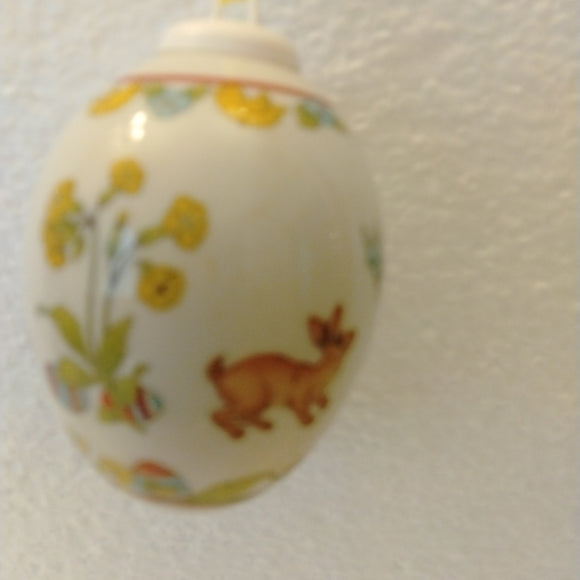 1997 Hutschenreuther Porcelain  Easter Egg Ornament 