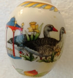 1996 Hutschenreuther Collectible Limited Edition Porcelain Easter Egg "Geese" - German Specialty Imports llc