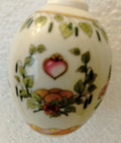 1998 Hutschenreuther Limited Edition Annual Porcelain Easter Egg  Ornament  "Gold Leaf Love Nesting Bird" - German Specialty Imports llc