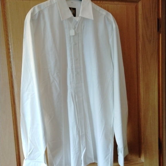 Hammerschmid Pfoad Men Formal  Trachten Shirt Half button down  White long Sleeves - German Specialty Imports llc