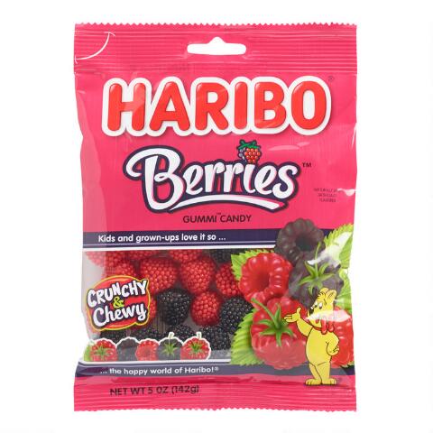 422523 Haribo Berries Peg Bag 5 oz - German Specialty Imports llc