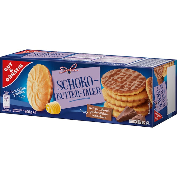 Schoko Butter Taler Chocolate Butter Thaler Cookies - German Specialty Imports llc