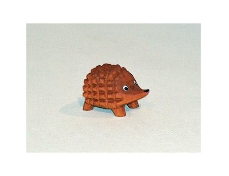 Lotte Sievers Hahn Hand Carved Animal Hedgehog  Small 1.5 cm - German Specialty Imports llc