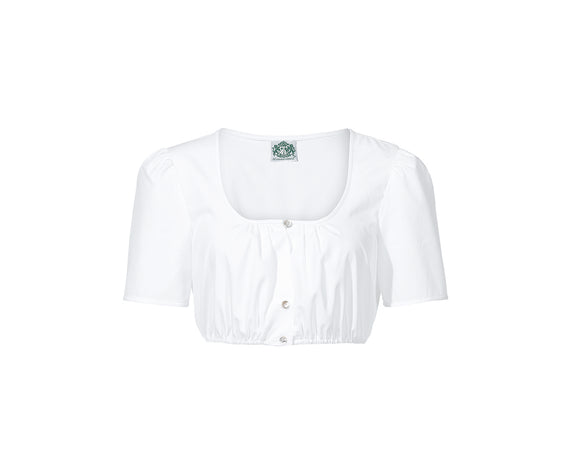 191 2921 Hammerschmid  Else Dirndl Blouse with round neckline and short sleeves - German Specialty Imports llc