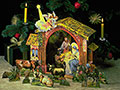 Schreiber-Bogen Kartonmodellbau  Large Christmas Crib - Creche Nativity Model Set - German Specialty Imports llc