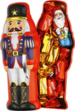 200181 Windel Christmas Nutcracker Tin  with Chocolate Figurine and Candy 2.71oz - German Specialty Imports llc