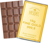 200594 Confiserie  Heidel  Gold Credit Car W/ Mini Chocolate Bar. 1oz - German Specialty Imports llc