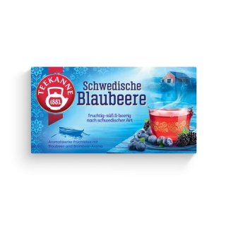 PO4006-16946Teekanne Swedish Blueberry  Natural Tea - German Specialty Imports llc