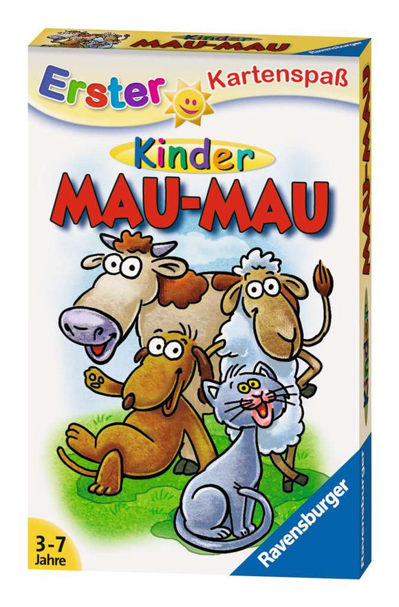 Ravensburger Kinder  MAU MAU Erster Kartenspass Card Game for  Children - German Specialty Imports llc