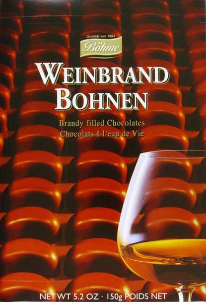 293551 Boehme Brandy Beans Chocolate 5.2 oz - German Specialty Imports llc