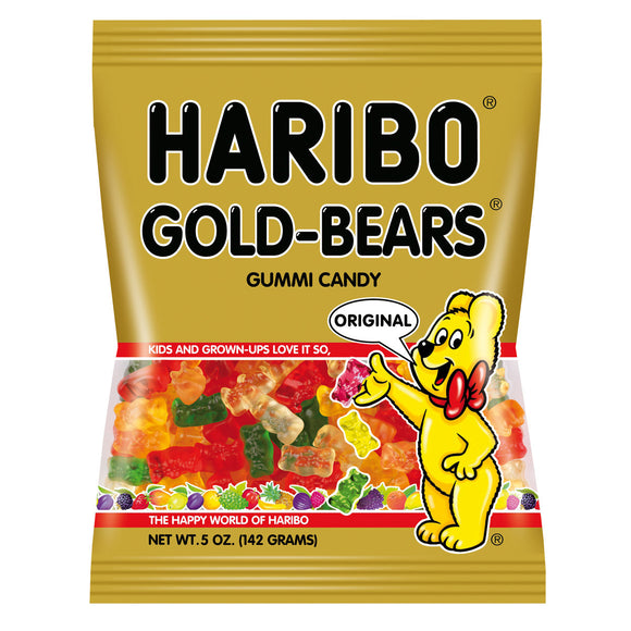 Small German Haribo Goldbaeren Gold Bears Gummy Candy
