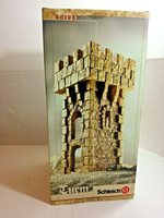Hand Painted Schleich 40195 World Of Knights Castle Tower Retired Rare in Original Box - German Specialty Imports llc