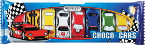 239620 Riegelein Solid Choco Cars 8 Pack   3.1 oz - German Specialty Imports llc