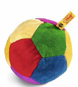 239984 Steiff Rattle Ball 12 multy colored - German Specialty Imports llc