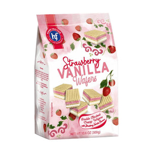 Hans Freitag Strawberry Vanilla Wafers / Lemon Vanilla Wafers - German Specialty Imports llc