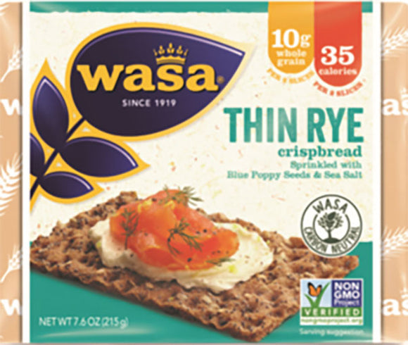 WASA Thin Rye Crisp bread - German Specialty Imports llc