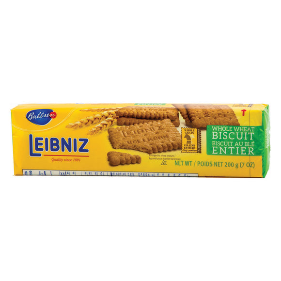 Bahlsen Leibniz Whole Wheat Butter Cookie - German Specialty Imports llc